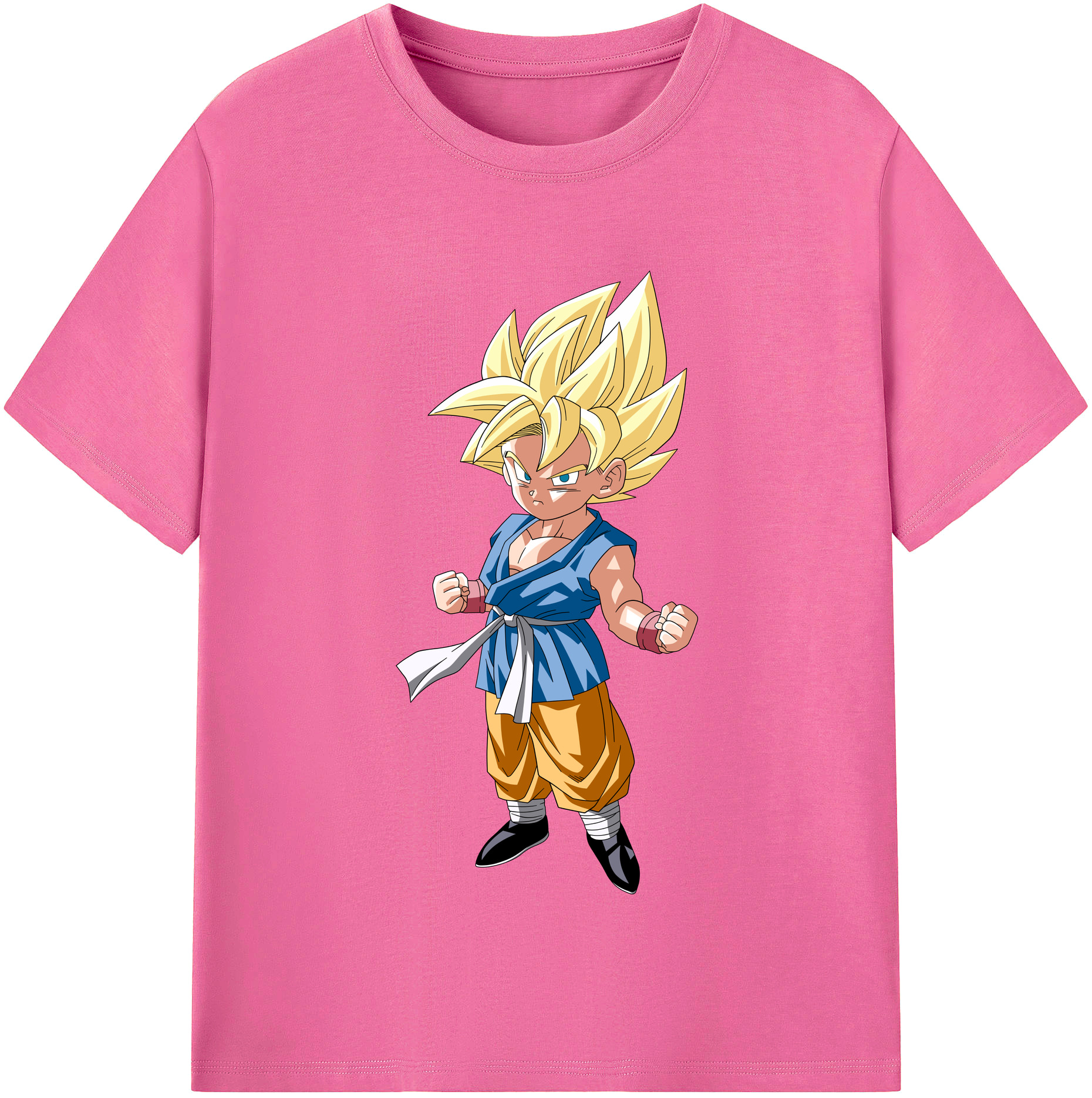 （画像用） ドラゴンボール 孫 悟飯（そんごはん）DRAGON BALL Son Gohan レディースカジュアルプリントTシャツ（綿100％）